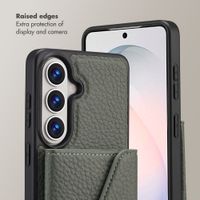 Selencia Sera Phone Case with Cord and Envelope Card Holder Samsung Galaxy S26 - Sage Green