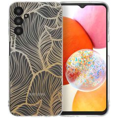 imoshion Design hoesje Samsung Galaxy A14 (5G/4G) - Golden Leaves