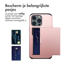 imoshion Backcover met pasjeshouder Apple iPhone 14 Pro - Rosé Goud