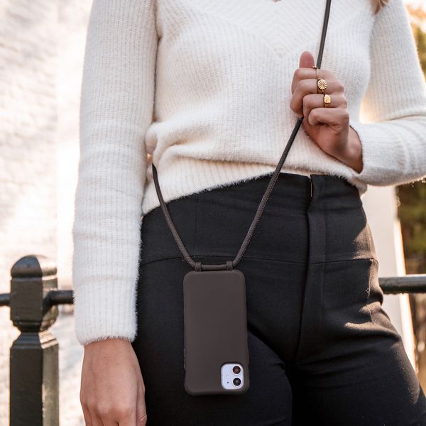 imoshion Color Backcover met afneembaar koord Samsung Galaxy A36 / A56 - Black Coffee