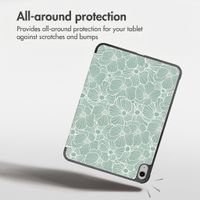 imoshion Design Trifold Case Apple iPad 11 (2025) 11 inch A16 / iPad 10 (2022) 10.9 inch - Botanica