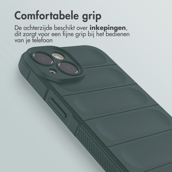 imoshion EasyGrip Backcover Apple iPhone 14 - Donkergroen