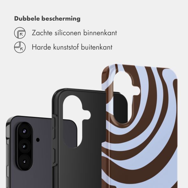 Selencia Vivid Backcover Samsung Galaxy A57 (5G) - Dream Swirl Chocolate