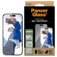 PanzerGlass Anti-Bacterial Screenprotector Apple iPhone 16