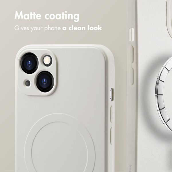 imoshion Colour Back Cover with MagSafe Apple iPhone 13 - Beige