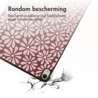 imoshion Design Trifold Bookcase Apple iPad Air 11 inch (2025) M3 / (2024) M2 / Air 5 (2022) / Air 4 (2020) - Bloom Love Blush