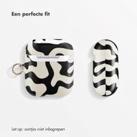Selencia Vivid Case  Apple Airpods 1 / 2 - Art Wave Black