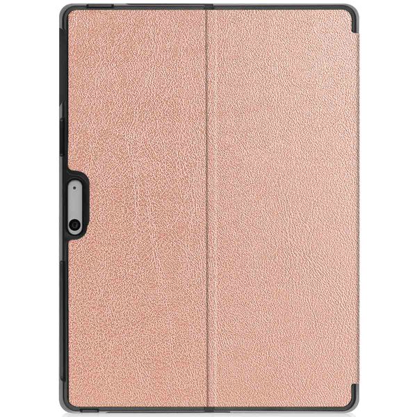 imoshion Trifold Bookcase Microsoft Surface Pro 9 / Pro 10 / Pro 11 - Rosé Goud