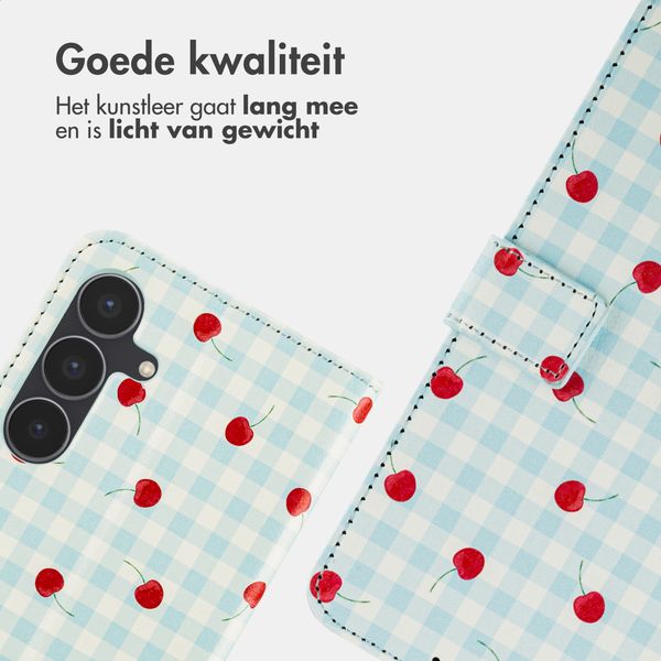 imoshion Design Bookcase Samsung Galaxy S26 FE - Cherry Check