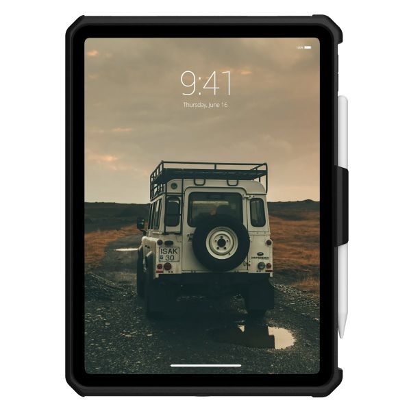 UAG Scout back cover with kickstand and hand strap Apple iPad 11 (2025) 11 inch A16 / iPad 10 (2022) 10.9 inch - Black