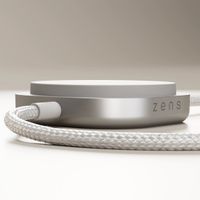 Zens Pro 2 USB-C Kabel met Draadloze Oplader voor telefoon / earbuds - MagSafe en Qi2 - Wit