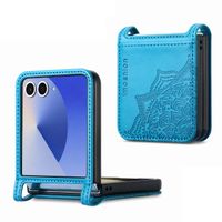 imoshion Mandala Bookcase Samsung Galaxy Z Flip 7 - Turquoise