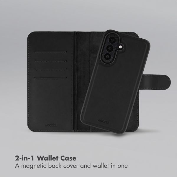 Accezz Edge detachable Bookcase with MagSafe Samsung Galaxy A27 (5G) - Black