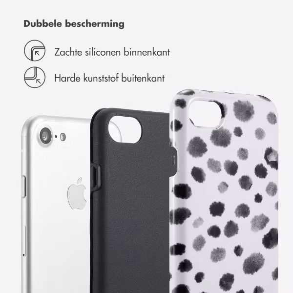 Selencia Vivid Backcover Apple iPhone SE (2022 / 2020) / 8 / 7 / 6(s) - Trendy Leopard
