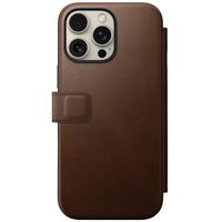 Nomad Modern Leather FolioBookcase Apple iPhone 16 Pro Max - Bruin