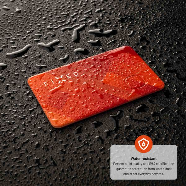 Fixed Tag Card - Bluetooth Tracker voor iOS - Oranje