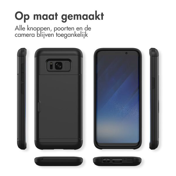 imoshion Backcover met pasjeshouder Samsung Galaxy S8 - Zwart