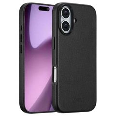 Accezz Leather Back Cover with MagSafe Apple iPhone 17 - Onyx Black