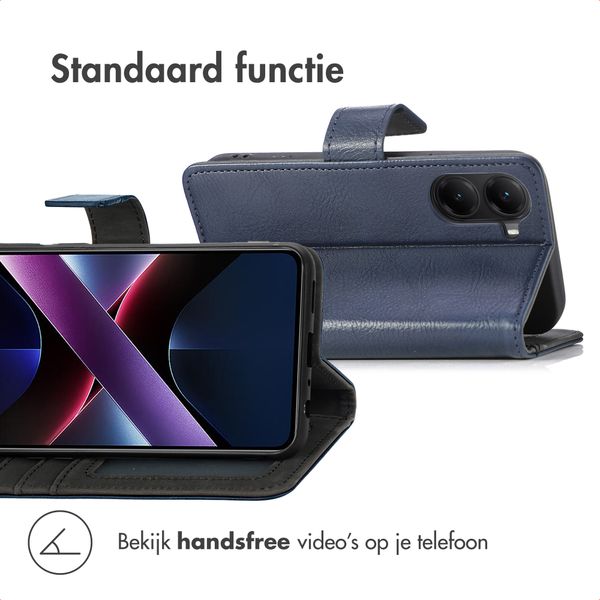 imoshion Luxe Bookcase Xiaomi Poco X7 Pro - Donkerblauw