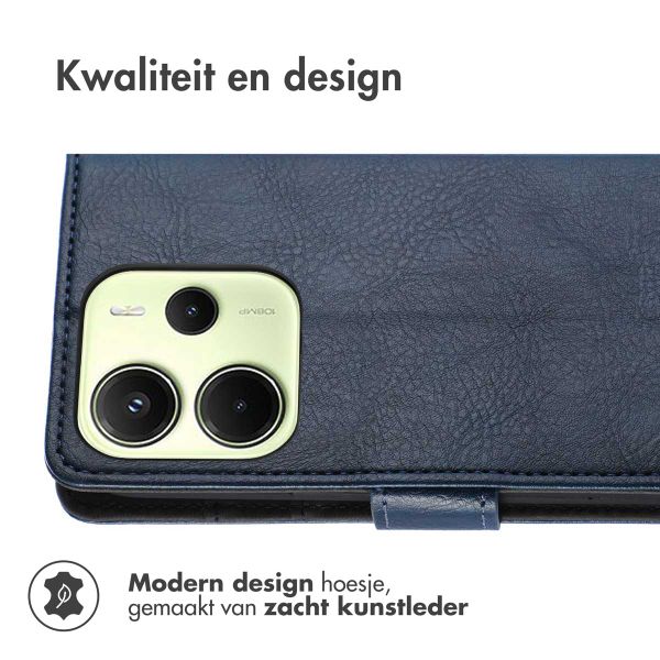 imoshion Luxe Bookcase Xiaomi Redmi Note 14 (4G) - Donkerblauw