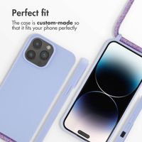 imoshion Siliconen hoesje met koord Apple iPhone 14 Pro Max - Paars