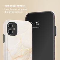 Selencia Vivid Backcover Apple iPhone 11 - Golden Beige Marble