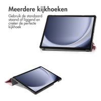 imoshion Design Trifold Bookcase Samsung Galaxy Tab A11 Plus / A9 Plus - Bloom Love Blush