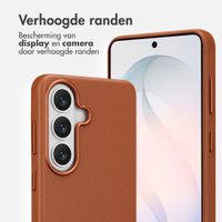 Accezz MagSafe Leather Backcover Samsung Galaxy S26 - Sienna Brown