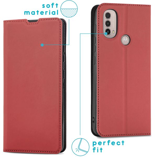 imoshion Slim Folio Bookcase Motorola Moto E30 / E40 - Rood