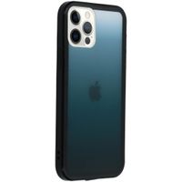 Gradient Backcover iPhone 12 (Pro) - Zwart