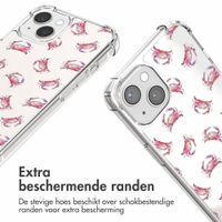 imoshion Design hoesje met koord Apple iPhone 13 - Crab Watercolor
