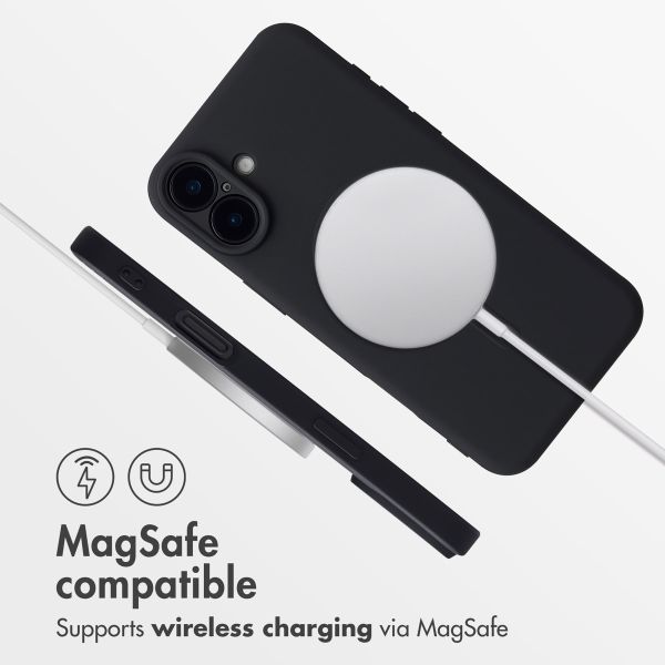 imoshion Colour Back Cover with MagSafe Apple iPhone 16 Plus - Black