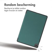 imoshion Trifold Bookcase Lenovo Tab (2025) - Donkergroen
