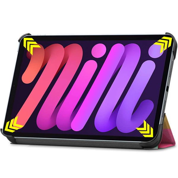 imoshion Design Trifold Bookcase iPad Mini 7 (2024) / iPad Mini 6 (2021) - Kleurtjes