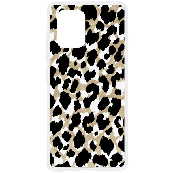 Design Backcover Samsung Galaxy S10 Lite - Panter Zwart