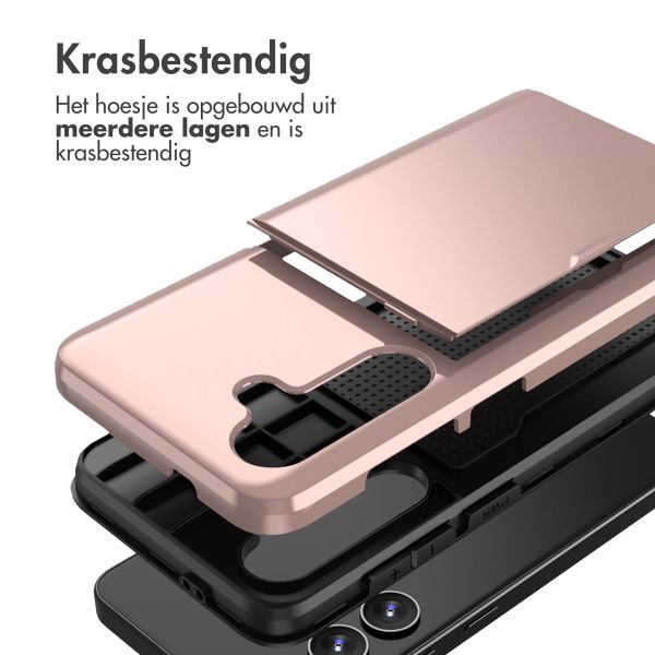 imoshion Backcover met pasjeshouder Samsung Galaxy S24 - Rosé Goud