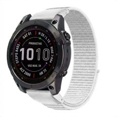 imoshion QuickFit® Nylon bandje  - Garmin 20 mm aansluiting - Maat L/XL - Wit