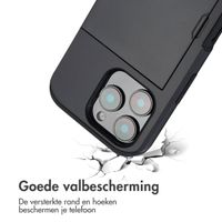 imoshion Backcover met pasjeshouder Apple iPhone 16 Pro - Zwart
