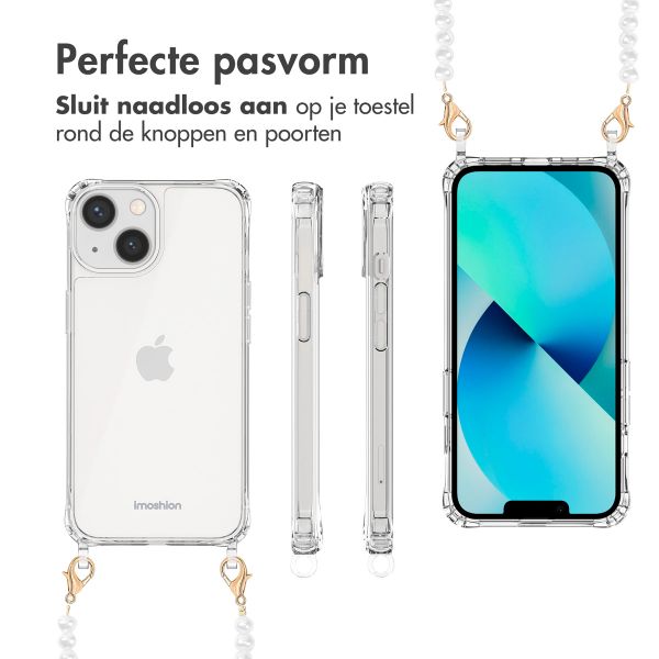 imoshion Backcover met Telefoonkoorden Apple iPhone 13 - Parels