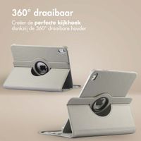 imoshion 360° draaibare Bookcase Apple iPad 11 (2025) 11 inch A16 / iPad 10 (2022) 10.9 inch - Grijs