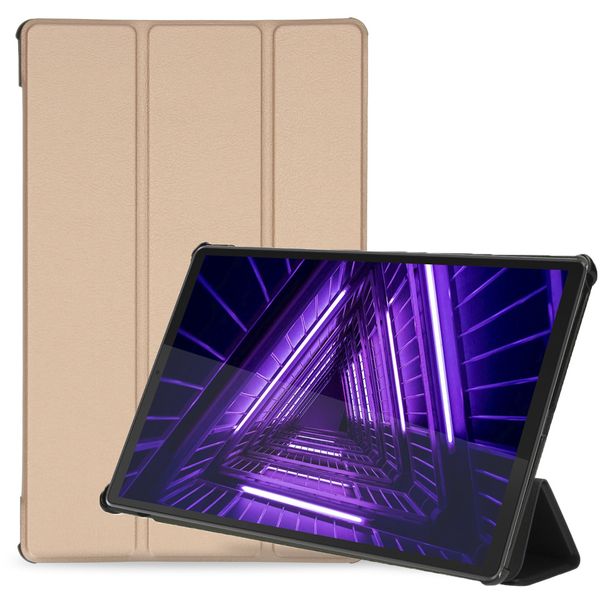 imoshion Trifold Bookcase Lenovo Tab M10 Plus / M10 FHD Plus - Goud