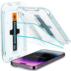 Spigen GLAStR EZ Fit Screenprotector + Applicator 2-pack iPhone 14 Pro Max