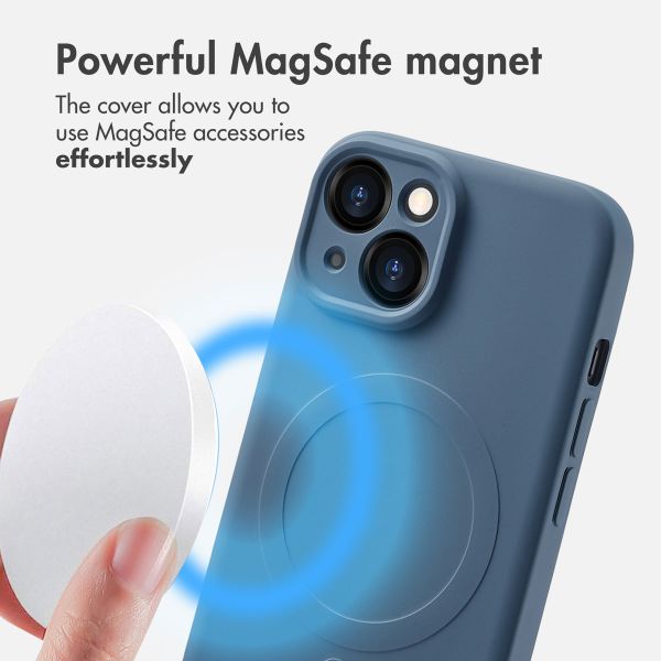 imoshion Colour Back Cover with MagSafe Apple iPhone 15 - Dark Blue