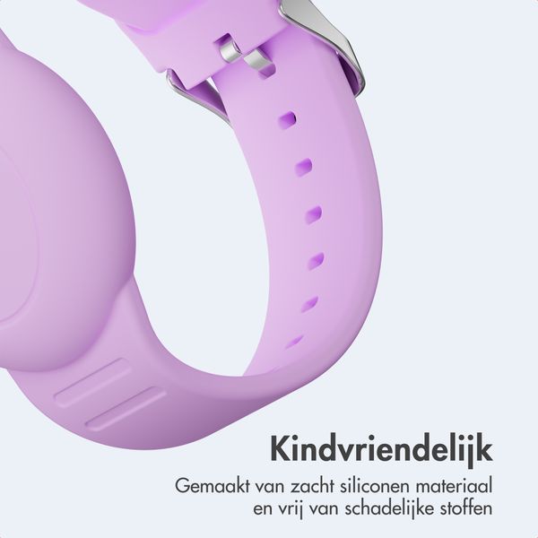 imoshion AirTag Kinderarmband - Houder voor Apple AirTag - One Size - Light Purple
