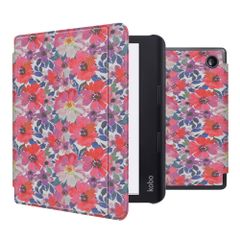 imoshion Design Slim Hard Case Sleepcover met stand Kobo Sage / Tolino Epos 3 - Flower Watercolor