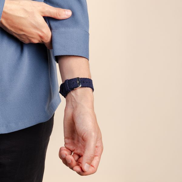 imoshion Corduroy bandje Apple Watch | 38/40/41/42 mm - Donkerblauw