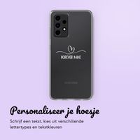 Hoesje met eigen foto en/of tekst Samsung Galaxy A52(s) (5G/4G) - Sierlijk hartje