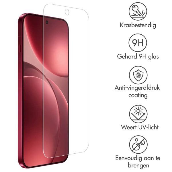 Accezz Gehard Glas Screenprotector Oppo Find X9 Pro