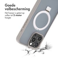 Accezz Ring Stand Backcover met MagSafe iPhone 15 Pro Max - Grey