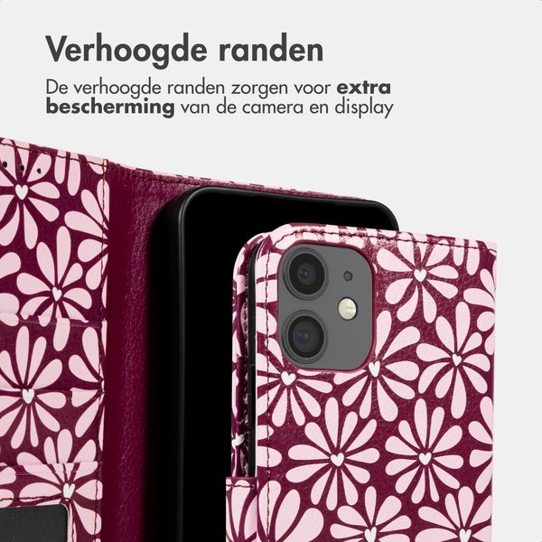 imoshion Design Bookcase Apple iPhone 12 (Pro) - Bloom Love Blush